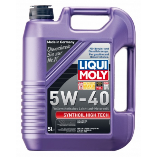 Масло моторное LIQUI MOLY Synthoil High Tech 5w40 (4л) Синтетика 1915