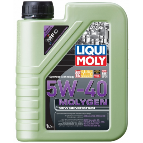 Масло моторное LIQUI MOLY Molygen New Generation 5w40 (1л) Синтетика