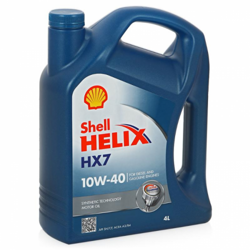 Масло моторное SHELL Helix HX7 10w40 4л.