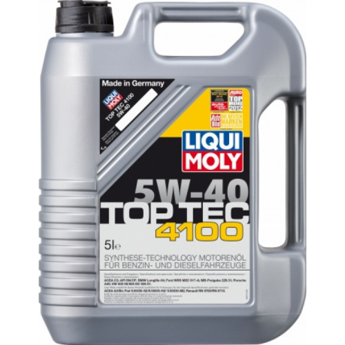 Масло моторное LIQUI MOLY Top Tec 4100 5W40 син. (5л) 7501