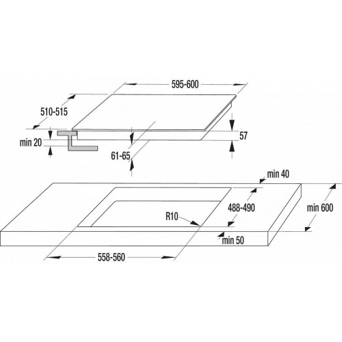 Электрическая поверхность GORENJE it60b