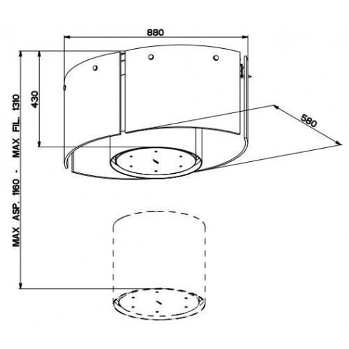 Вытяжка Faber NEST EVO PLUS