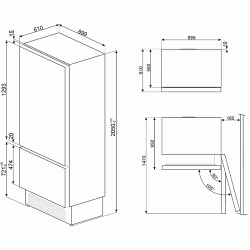 Холодильник SMEG RI96RSI