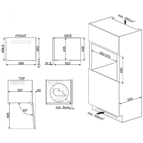 Винный шкаф SMEG CVI618LWNR2