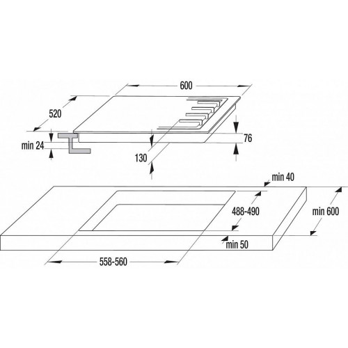 Газовая панель Gorenje GW 641 ZAX