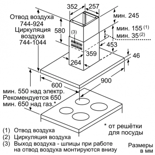 Вытяжка SIEMENS LF98BIT50