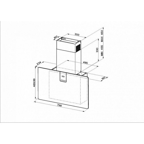 Вытяжка FABER SOFT SLIM BIANCO KOS A80