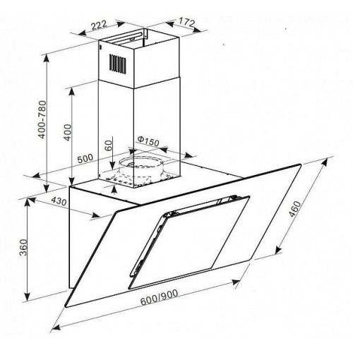 Вытяжка ZIGMUND & SHTAIN K 140.6 W