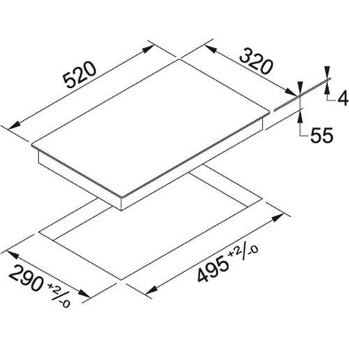 Индукционная варочная поверхность Franke FHSM3022IBK (108.0492.719)