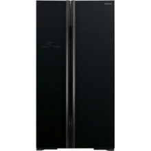 Холодильник HITACHI r-s702 pu2 gbk черный