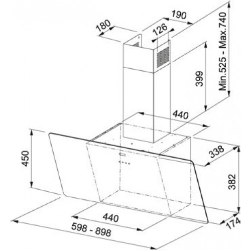 Вытяжка FRANKE 110.0361.902 FRANKE FPJ 915 V BK A