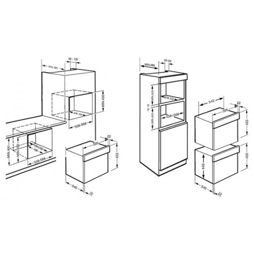 Микроволновая печь SMEG sc45m2