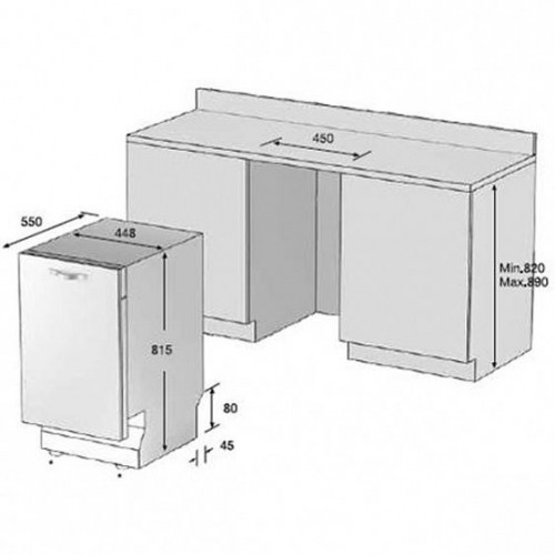 Посудомоечная машина SAMSUNG DW50K4010BB