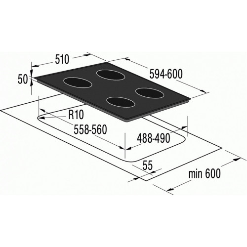 Поверхность GORENJE ect 680-ora