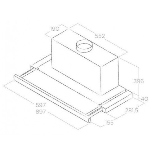 Вытяжка ELICA ELITE 35 GRIX/A/90