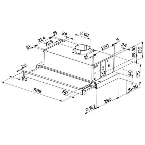 Вытяжка FRANKE 110.0439.278 FRANKE FTC 601 GR XS,сталь