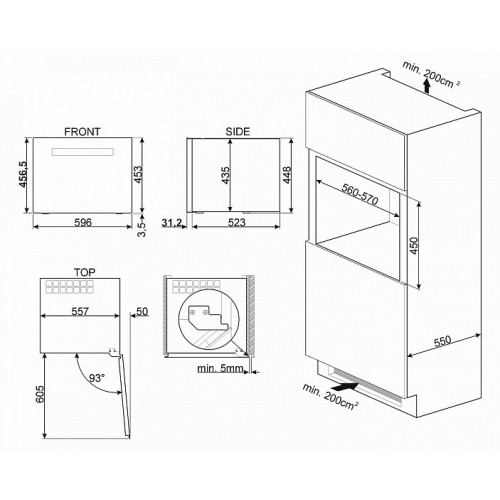 Винный шкаф SMEG CVI318RWX2