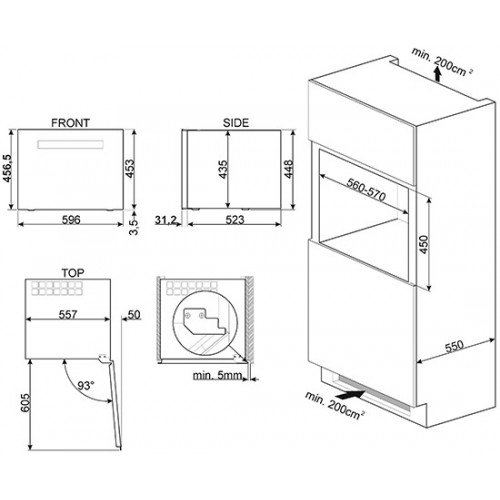 Винный шкаф SMEG CVI318X