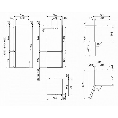 Холодильник SMEG FA8005LAO