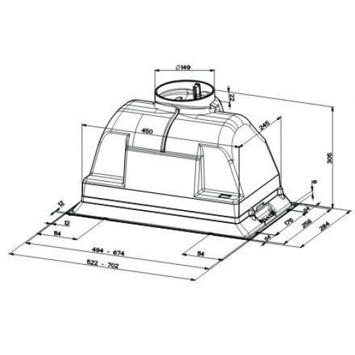 Вытяжка Faber INCA PLUS HCS LED X A52