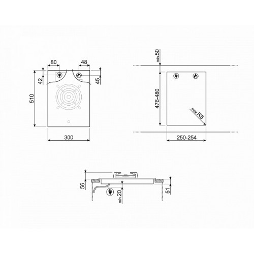 Газовая поверхность SMEG PV331CN