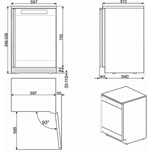 Винный шкаф SMEG CVF338X