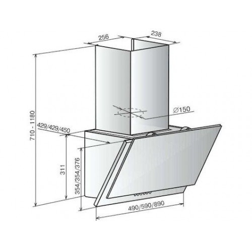 Вытяжка ELIKOR Рубин Stone S4 60П-700-Э4Г топ.молоко/sanded sahara 4