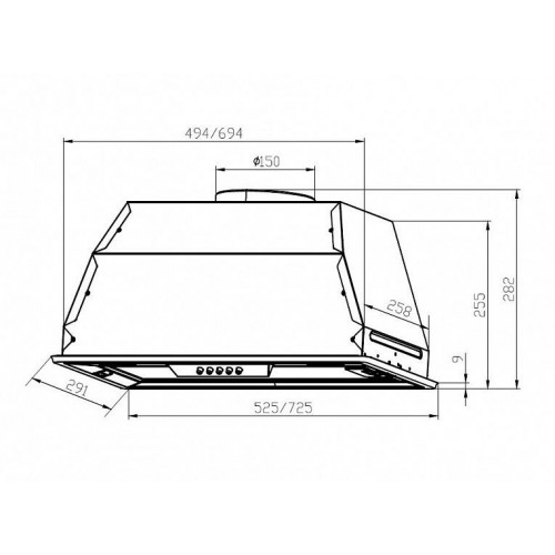 Вытяжка LEX GS BLOC P 900 WHITE