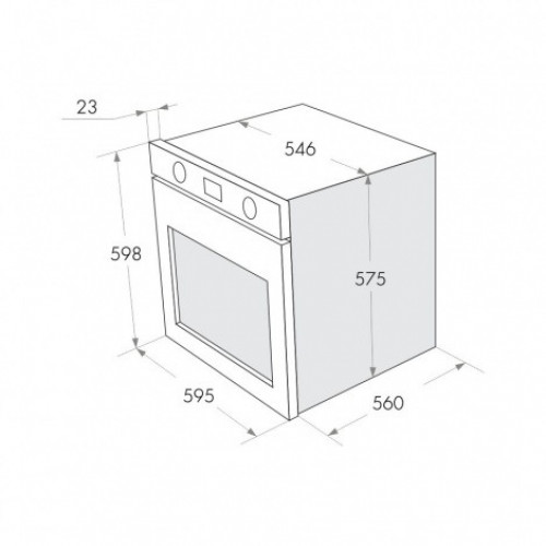 Газовый духовой шкаф MAUNFELD MGOG.673B