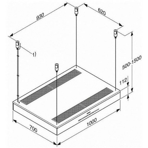 Каминная вытяжка Miele DA 6708 D OBSW