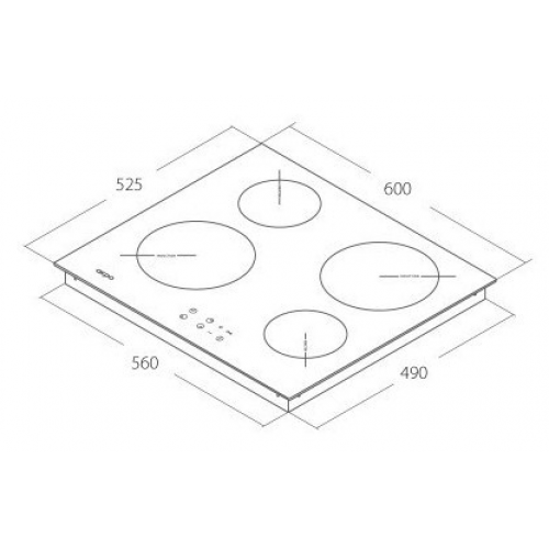 Варочная поверхность AKPO PIA 6082501