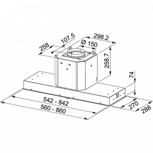 Вытяжка Franke FMY 908 BI BK черный