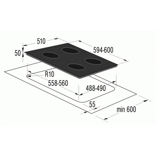 Поверхность GORENJE ecs 620 bc