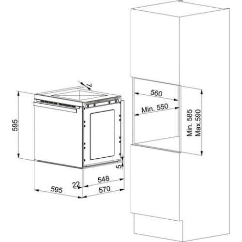 Духовой шкаф FRANKE 116.0279.667  CS 912 M XS DCT