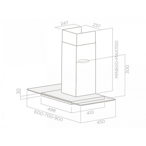 Вытяжка ELICA FLAT GLASS PLUS IX/A/90