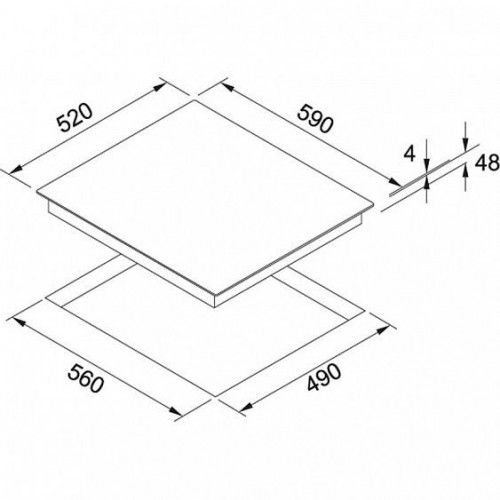 Варочная поверхность Franke FHMT 604 2FLEXI INT черный