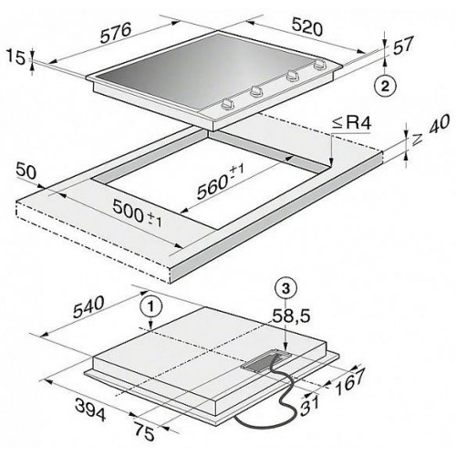 Варочная панель Miele CS 1234-1 I