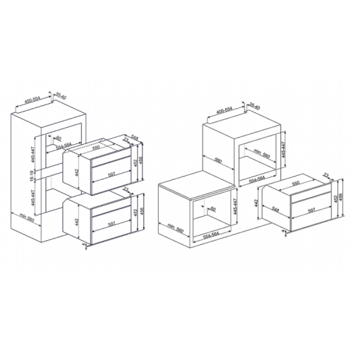 Электрический духовой шкаф SMEG SFP4120PZ