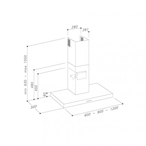 Вытяжка Sirius SL31IX60