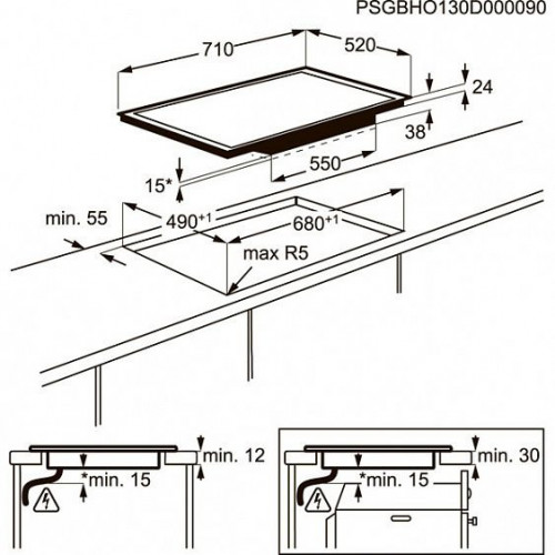 Поверхность ELECTROLUX ehf 97647 fk