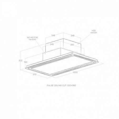 Вытяжка ELICA HILIGHT H30 WH/A/100