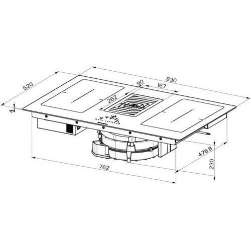 Поверхность FABER GALILEO SMART BK GLASS A830