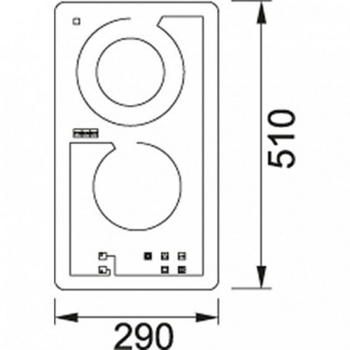 Варочная панель FRANKE 108.0153.380 FRANKE TX 302