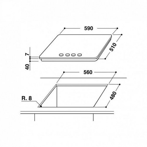 Газовая поверхность WHIRLPOOL goa 6425/s