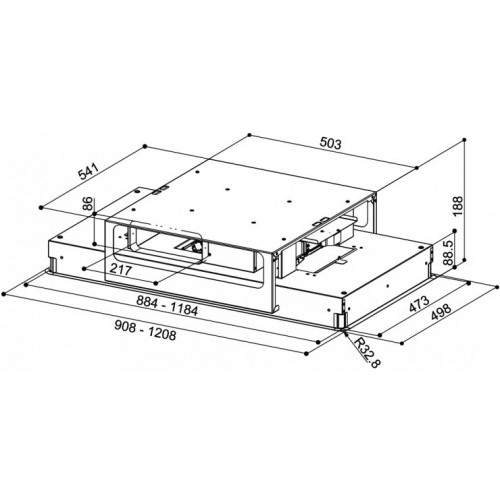 Вытяжка FABER 110.0456.206 FABER HIGH-LIGHT WH MATT A91