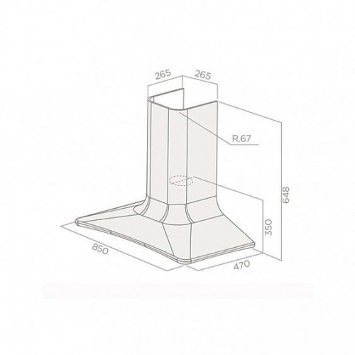 Вытяжка  ELICA SWEET WHITE F/85 (PRF0043030A)