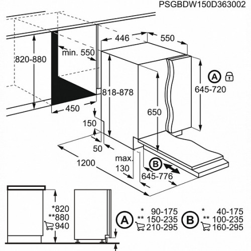 Посудомоечная машина AEG F 88450 VI1P