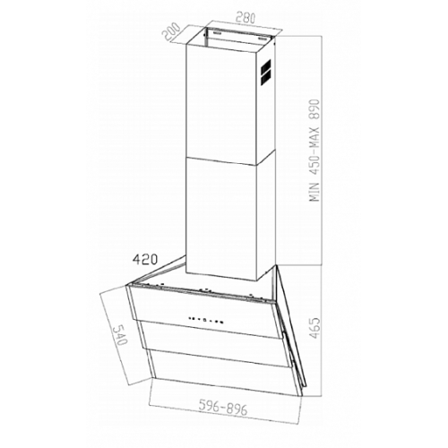 Вытяжка ZIGMUND & SHTAIN k 219.91 x