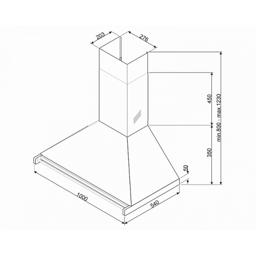 Вытяжка SMEG KD100HNE