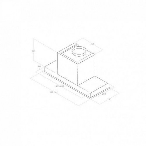 Вытяжка Elica HIDDEN IXGL/A/90